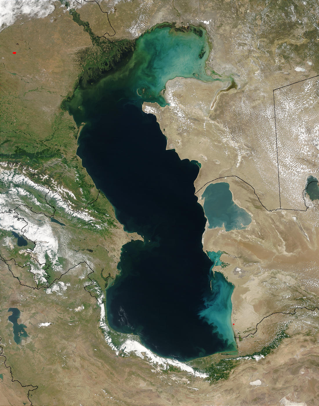 Caspian Region Map