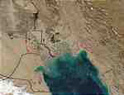 Fires and oil well gas flares in the Persian Gulf - MODIS (Nov. 4, 2002)
