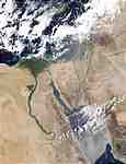 Saharan dust over the Middle East - MODIS (February 3, 2003)