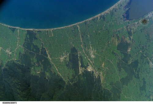 South Caspian Coast, Iran - NASA (June 26, 2002)