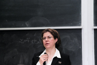 Dr. Nayereh Tohidi hosted the event - by QH