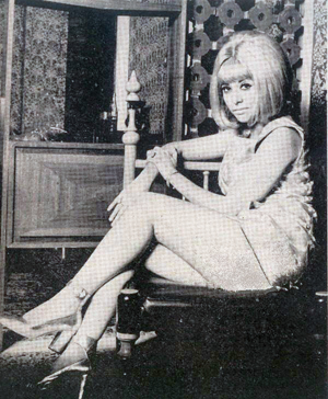 Jamileh in miniskirt - 1970s