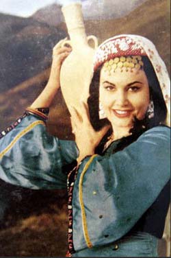 Irene in traditional Iranain costume