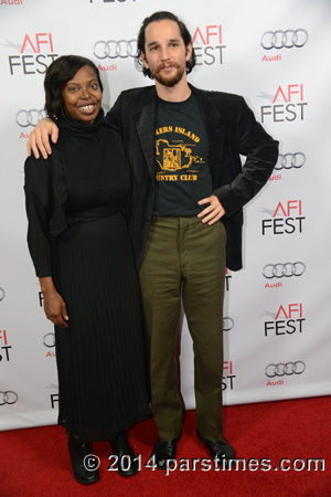 AFI Fest Director Jacqueline Lyanga & Joshua Safdie - Hollywood (November 8, 2014)