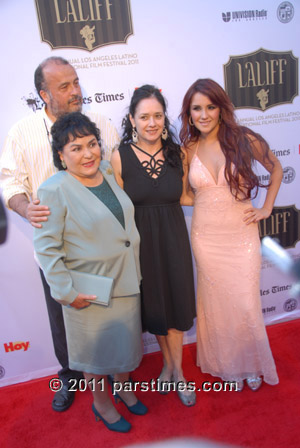 Director Gonzalo Justiniano, Carmen Salinas, Marlene Dermer, Dulce Mara - Hollywood (July 23, 2011) by QH