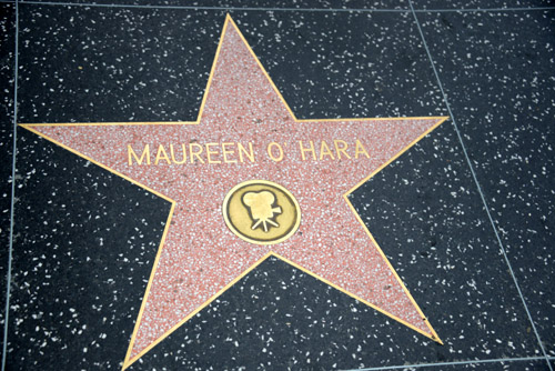 Maureen O'Hara star on Hollywood Blvd - Hollywood (April 10, 2014) - by QH