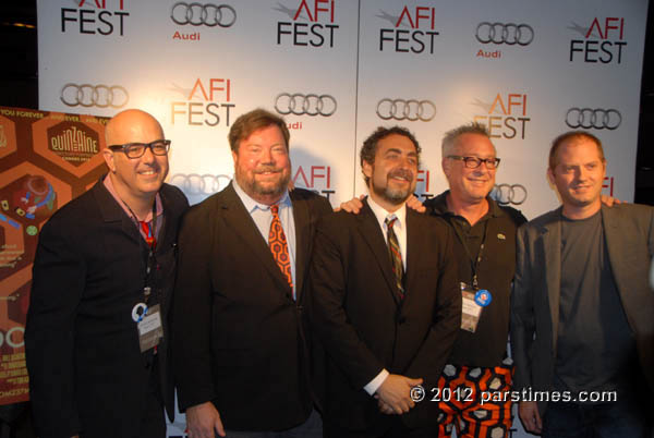 (L-R) Executive producer David Ebersole, producer Tim Kirk, director Rodney Ascher, executive producer Todd Hughes and John Fell Ryan  - Hollywood (November 4, 2012)- by QH