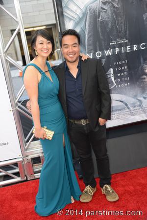 Actress Joyce Liu-Countryman & Director David Au - LA (June 11, 2014) - by QH