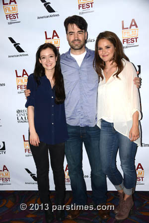 Hayley McFarland, Ron Livingston, Shanley Caswell - by QH