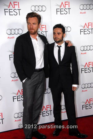 Ewan McGregor & Sergio G. Sanchez - Hollywood (November 4, 2012)- by QH
