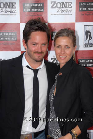 Director Scott Cooper and guest - LA (June 21, 2010) - by QH
