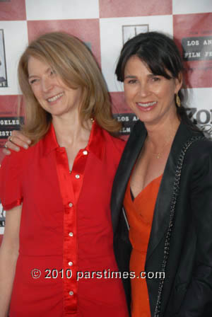 Film Independent Executive Director Dawn Hudson & LAFF Director Rebecca Yeldham - LA (June 21, 2010) - by QH