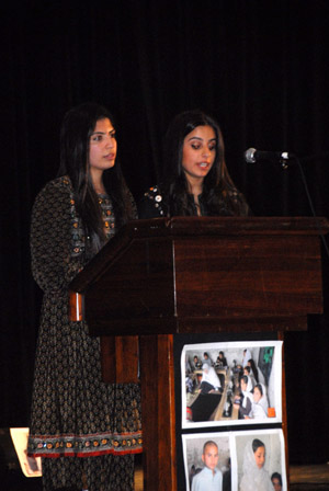 UCLA Afghan Students Officers: Zachia Nazarzai (President) & Sabrina Noorzay (Vice President)- LA (February 26, 2011) - by QH