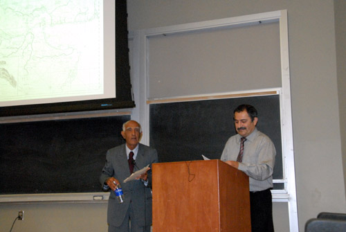 Professor Ahmad Eghtedari & Dr. Kamran Abedini (April 27, 2007)- by QH