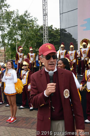 Director of the USC Marching Band Dr. Arthur C. Bartner - USC (April 9, 2016) - by QH