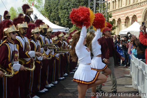 USC Song Girls & Band - USC (April 10, 2016) - by QH