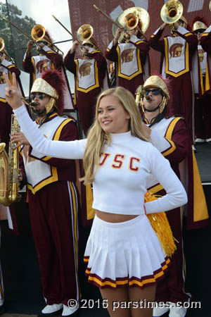 USC Song Girl & Band - USC (April 10, 2016) - by QH