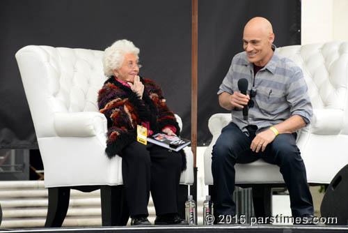 Charlotte Rae and Son Larry Strauss, authors of?The Facts of My Life? - USC (April 10, 2016) - by QH