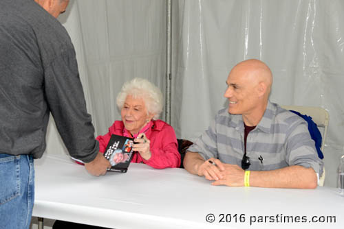 Charlotte Rae and Son Larry Strauss - USC (April 10, 2016) - by QH