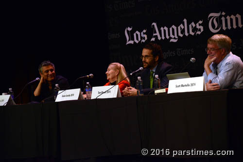 Reza Aslan, Susan Jacoby, Tom Bissell and Scott Martelle - USC (April 10, 2016) - by QH