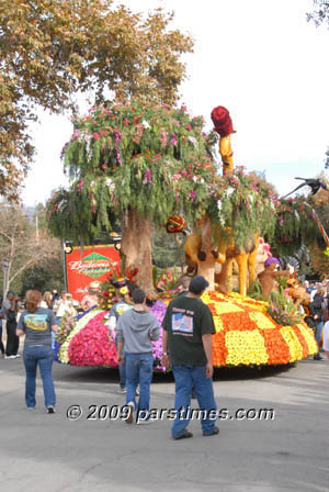 City of Cerritos Rose Parade Float - Pasadena (December 31, 2009) - by QH