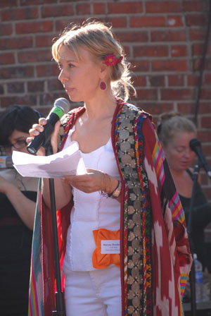 Executive Director of CAFAM Maryna Hrushetska - LA (July 18, 2010)- by QH