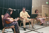 The Lin Ensemble rehearsing before the lecture - May 21, 2005