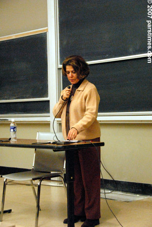 Dr. Nayereh Tohidi gave an introduction (February 18, 2007) - by QH