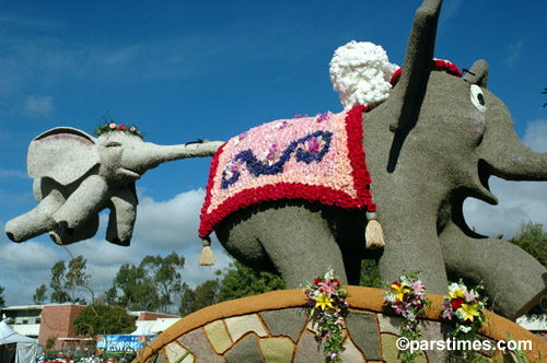 City of Burbank's Float 'Pachyderm Parade' (Winner of Bob Hope Humor Trophy) - Pasadena (January 3, 2006) - by QH