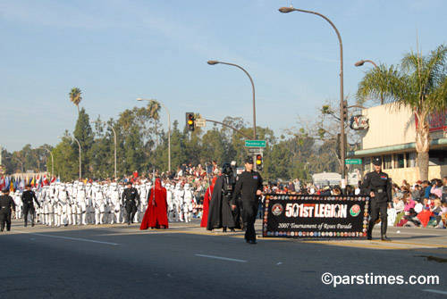 Fans from the '501st Legion' in Stormtrooper costumes - Pasadena (January 1, 2007) - by QH