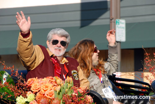 George Lucas with his daughter Amanda - Pasadena (January 1, 2007) - by QH