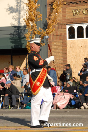 United States Marine Corps Mounted Color Guard - Pasadena (January 1, 2007) - by QH