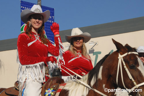 Painted Ladies Rodeo Performers  - Pasadena (January 1, 2007) - by QH