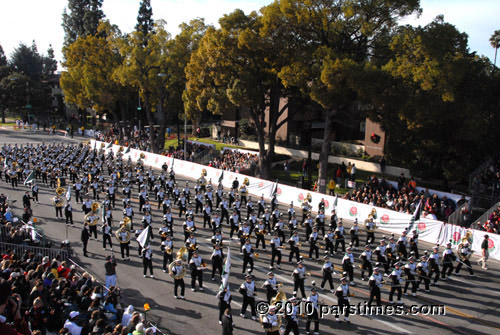 OSU Band Marching - Pasadena (January 1, 2010) - by QH