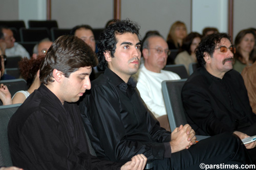 Siavash Nazeri (Shahram Nazeri's nephew), Shahram & Hafez Nazeri - UCLA (February 11, 2006) - by QH