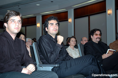 Siavash (Shahram Nazeri's nephew), Shahram & Hafez Nazeri  - UCLA (February 11, 2006) - by QH