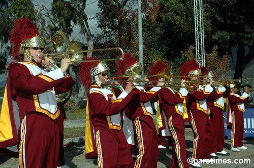 USC Trojan Marching Band, Pasadena  - by QH