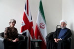 UK Prime Minister Theresa & Mayand Hassan Rouhani