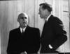 Prime Minister Mohammad Mossadegh visiting with Associate Justice Douglas