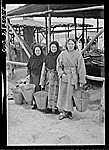 Teheran, Iran. Polish refugees at an American Red Cross camp using woolen bathrobes donated by the Red Cross as overcoats