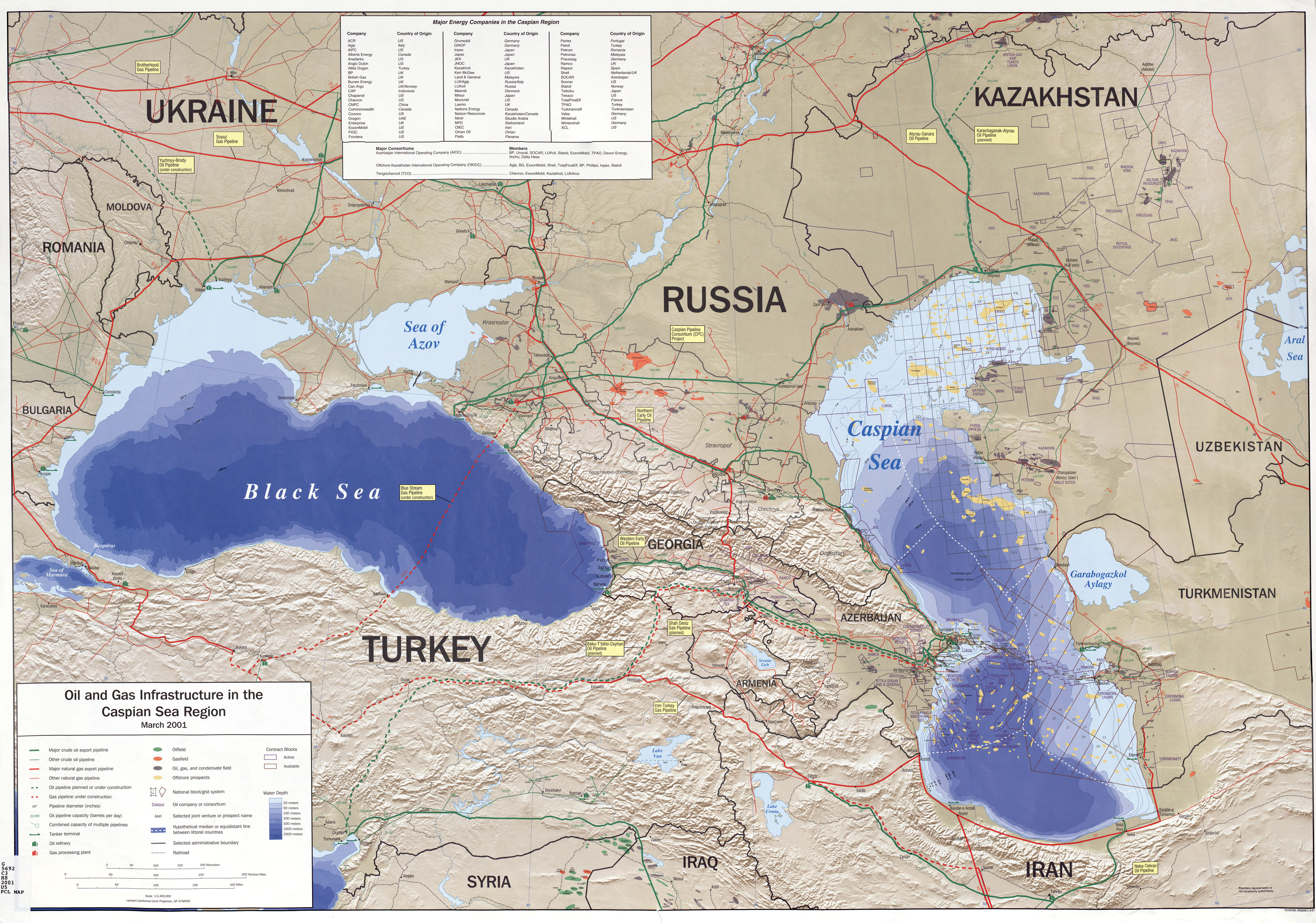 Caspian Region Map