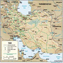 Iran Map - 2001 (CIA)