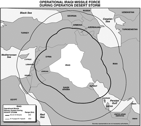 Operational Iraqi Missile Force During Operation Desert Storm