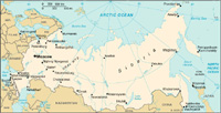 Map of Russia - CIA World Fact Book