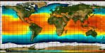 Satellite derived sea surface temperatures