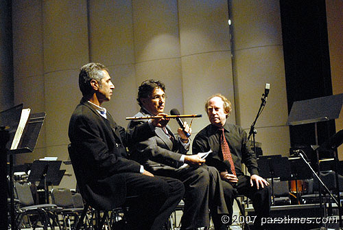 Jeffrey Kahane & Khosrow Soltani, Reza Vali  - Alex Theatre, Glendale (November 3, 2007)- by QH