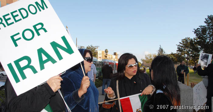 Iranian women for for peace and democracy - LA, Feb. 2007