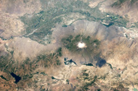 Aras River, Turkey-Armenia-Iran Border Region - NASA - July 8, 2011