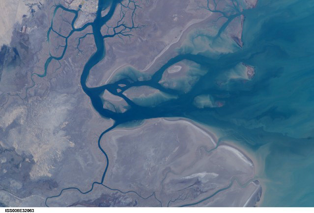 Ghazalan Bay - March 2, 2003 (NASA)