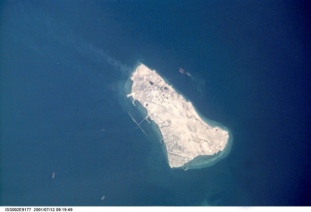 Kharg Island - NASA (July 12, 2001)